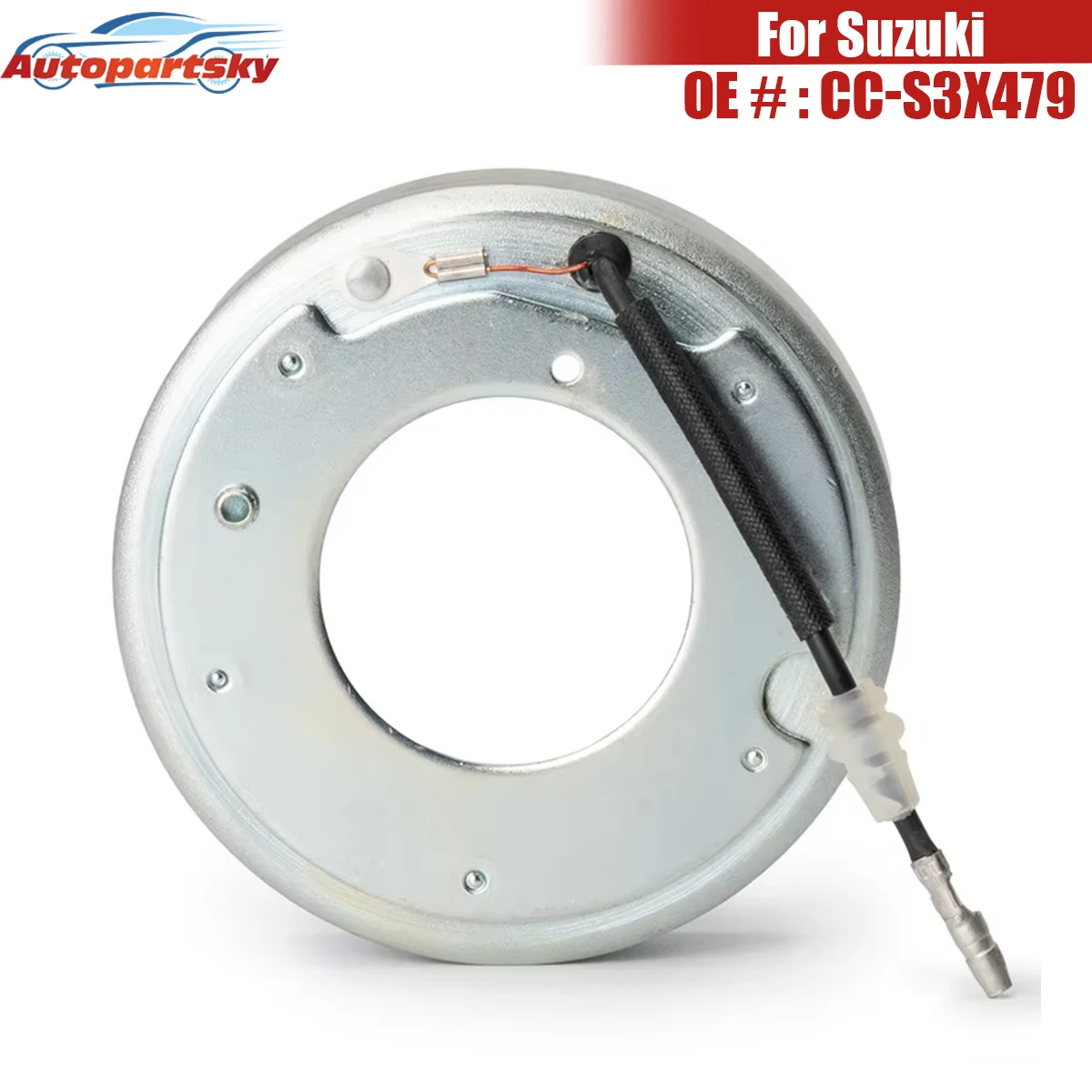

High Quality A/C Compressor Clutch Coil For Suzuki SX4 2007 2008 2009 2.0L Replacement CC-S3X479 CCS3X479 CC-M3R79 CCM3R79