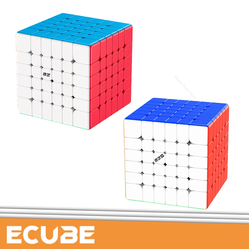 

[ECube] QiYi Warrior 6x6x6 Магнитный скоростной куб UV No Mag Матовая профессиональная игрушка-головоломка для игр Детский подарок