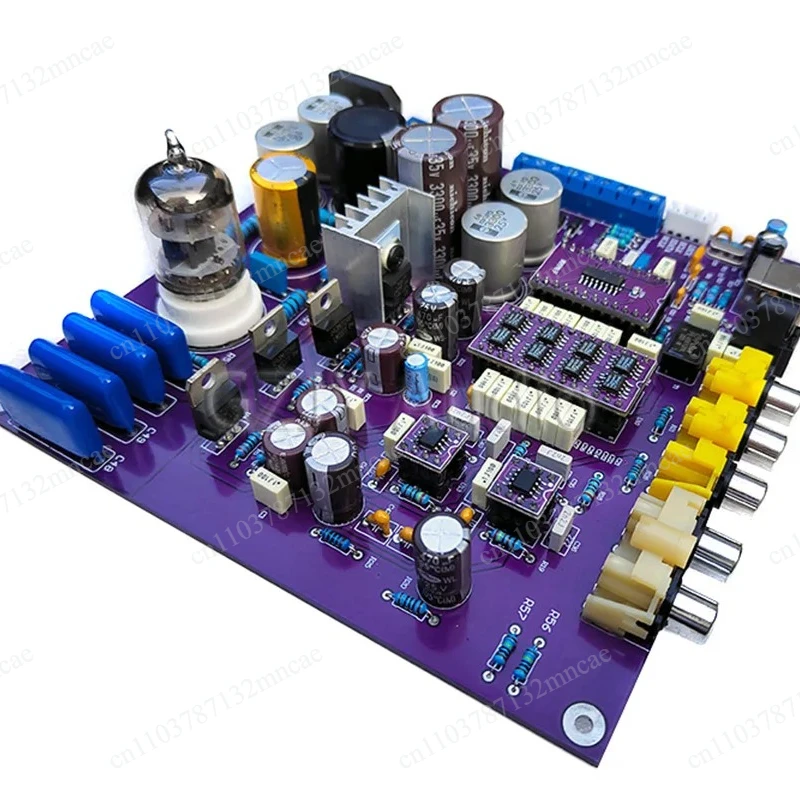 TDA1541 DAC Decoding Board Coaxial Fiber USB Input 5670 Electronic Tube Buffered Output