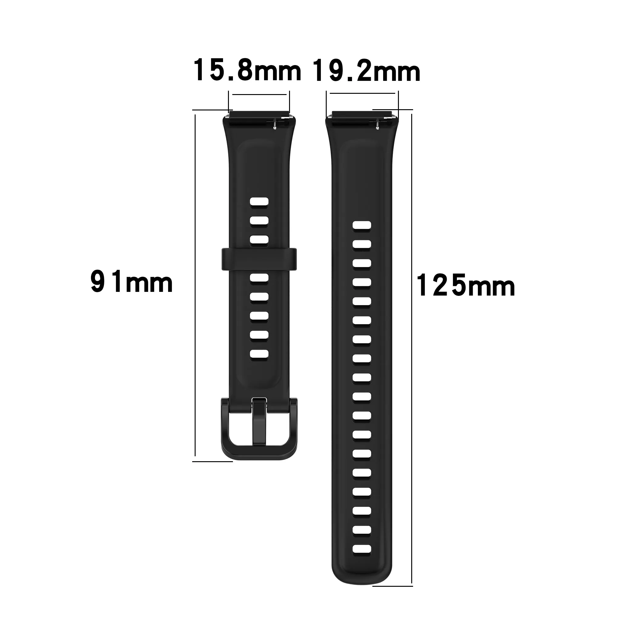 สาย TPU หลายสไตล์สำหรับ Huawei Band 7สายกีฬาระบายอากาศได้สายนาฬิกาอัจฉริยะแฟชั่นสายรัดข้อมือเปลี่ยนได้