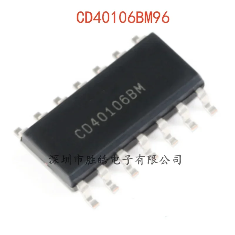 

(10PCS) NEW CD40106BM96 40106BM96 CMOS Schmitt Trigger Logic Chip SOIC-14 CD40106BM96 Integrated Circuit