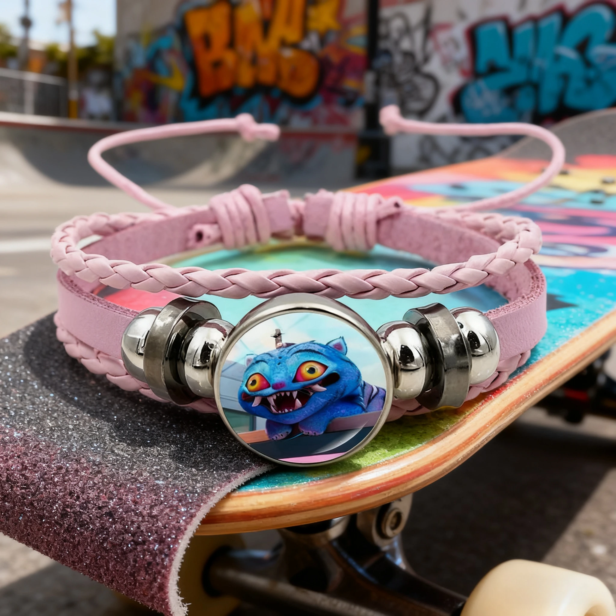 Akcesoria modowe KPop DemonHunters dla kobiet i dziewcząt, urocze plecione bransoletki, bransoletki z motywami z kreskówek i anime, gadżety i upominki.