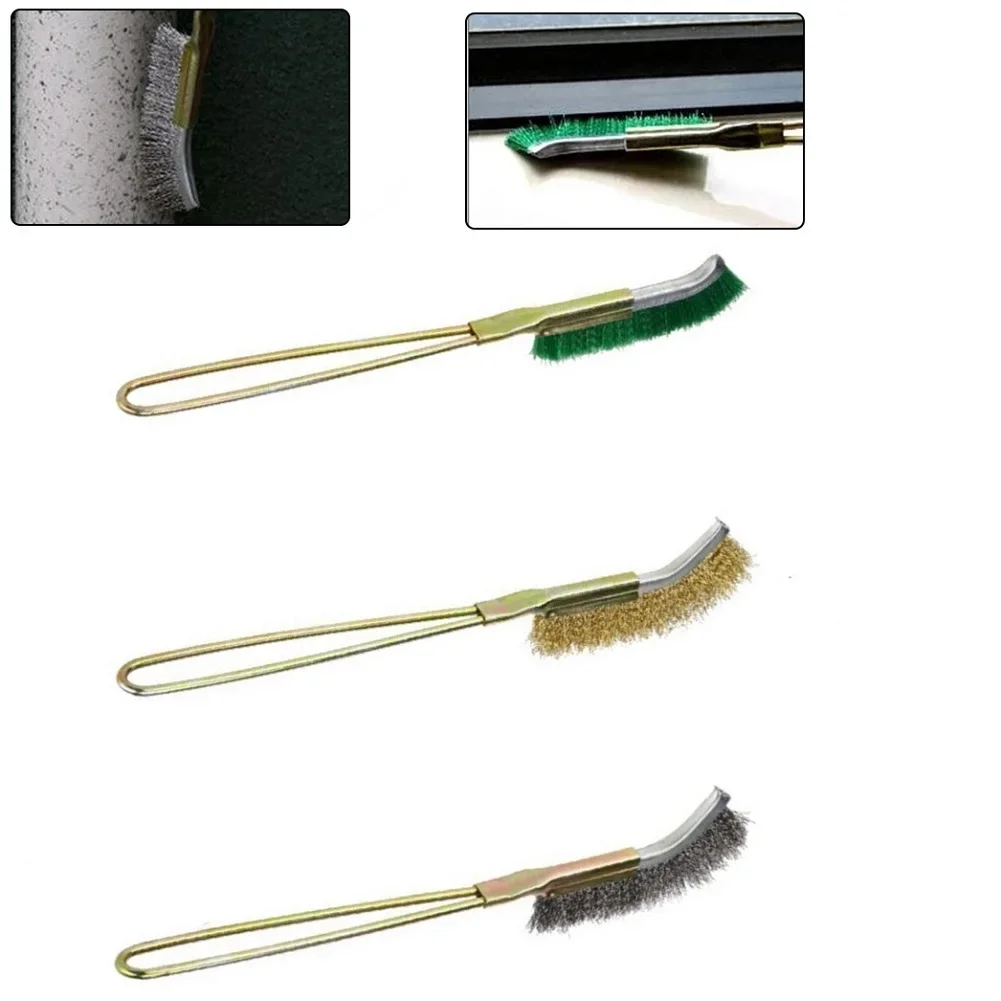 

Wire Brush Metal Rust Remove Rust Brushes Steel Brass Nylon Cleaning Brushes Polishing Burring Metal Brushes Cleaning Tool