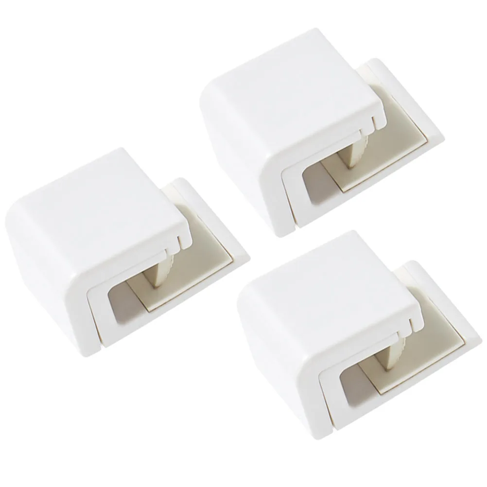 

3 Pcs Toothpaste Holder Clip Wall Mounted Hanging Storage ganizer Bathroom ABS Practical Nail Free Lightweight Reliable
