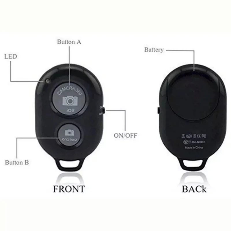 Remote Shutter Release Button Selfie Accessory Camera Controller Adapter Photo Control Blue-tooth Compatible Remote Button