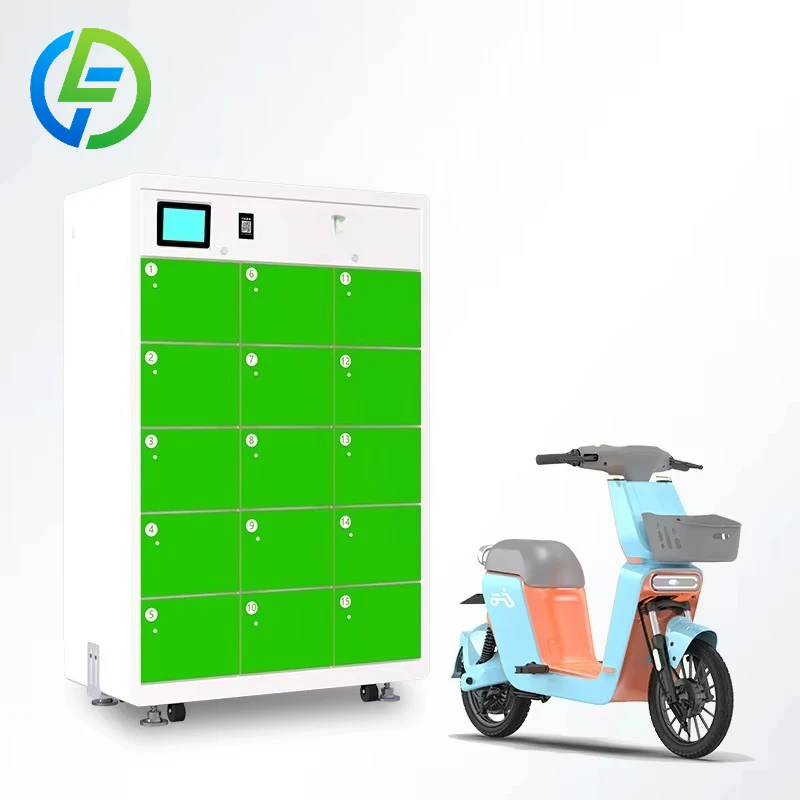 Customize 15-Slot Electric Scooters & Bikes Charging Station Environmentally Conscious PD Function Battery Swapping Cabinet