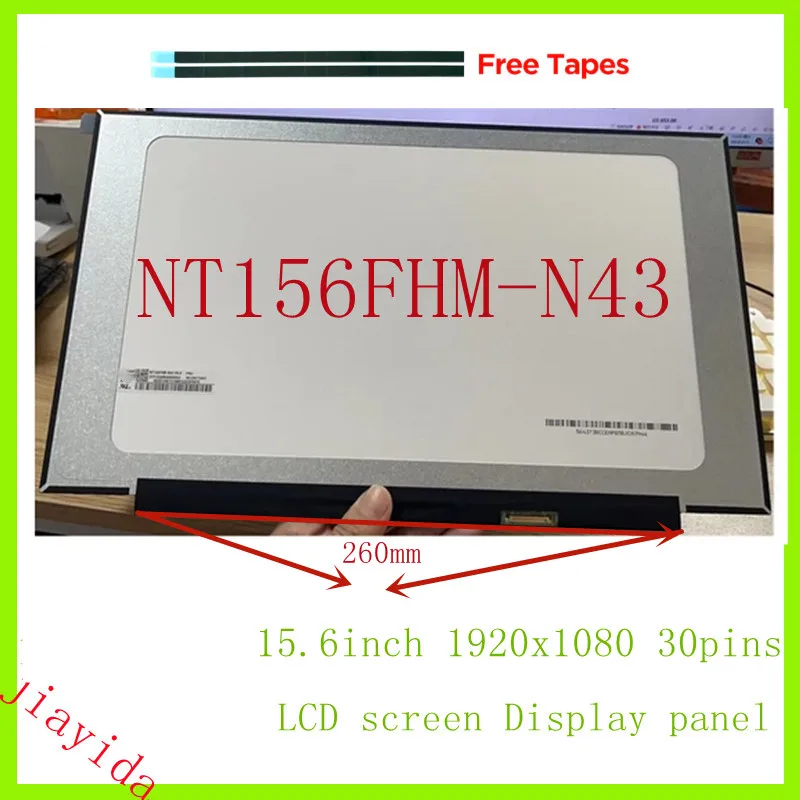 15.6“ FHD 30PINS NT156FHM-N43 V8.0 N156HGA-EA3 NT156FHM N43 For Lenovo ideapad 3-15ITL6 82H8  LCD Screen Panel Matrix