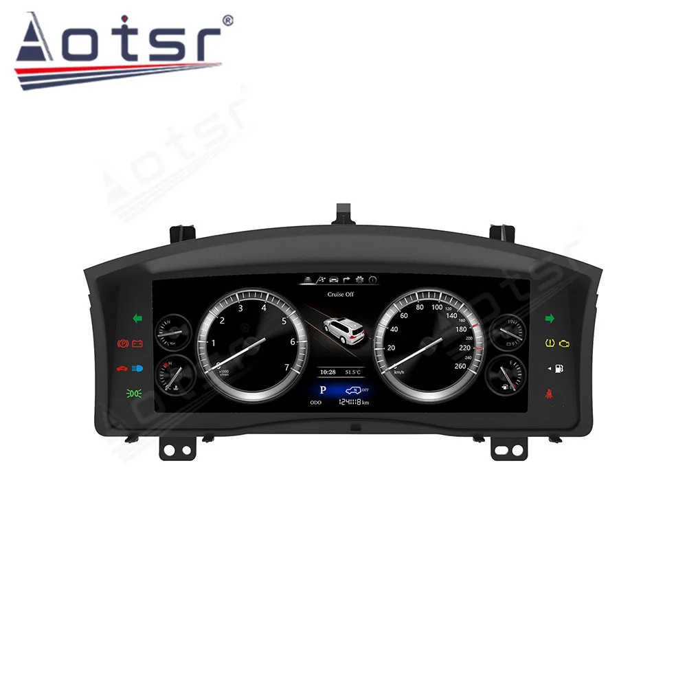 Car LCD Instrument Panel For Lexus LX570 2007 - 2015 12.3 Inch Car LCD Dashboard Player Modified and Upgraded Multifunctional