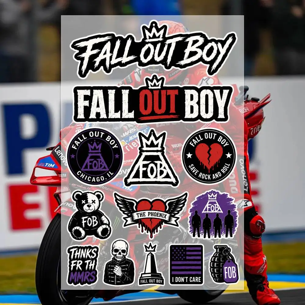 F-Fall O-Out B-Boy Stickers Moto Sticker Auto Body Bumper Windows Motorcycle Laptop Walls Vinyl Decal Car Tuning Accessories