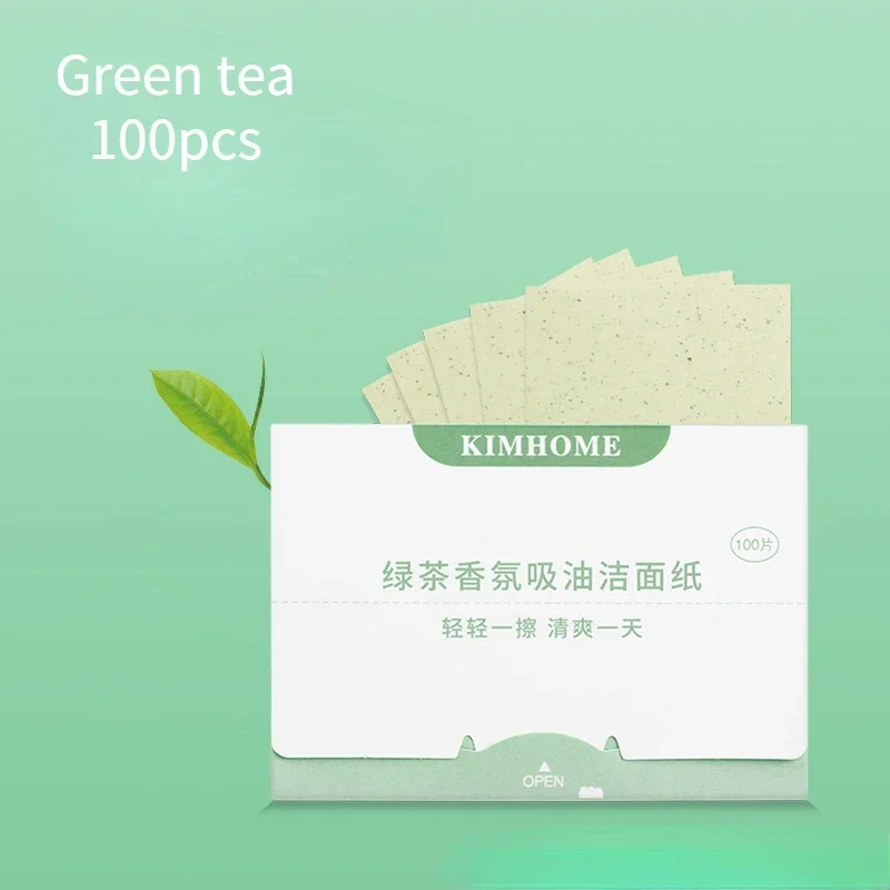 100pcs Women Skin Care Tools Face Absorbent Oil Control Paper Wipes Oil Removal Absorbing Sheet Oily Face Blotting Paper Beauty