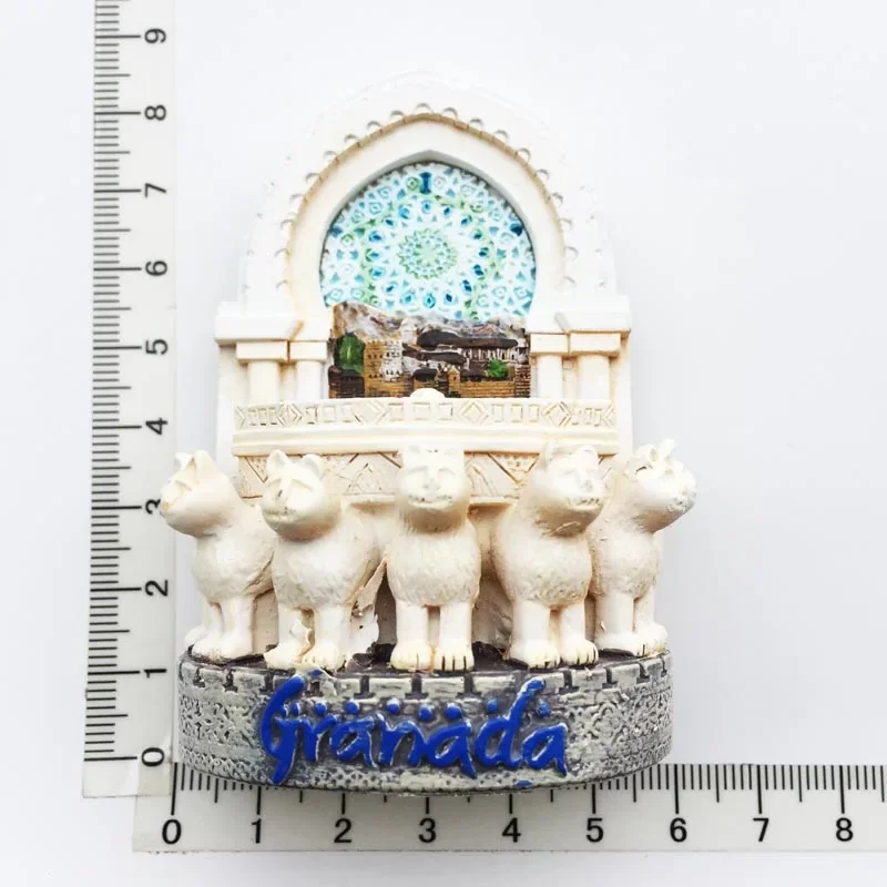 Alhambra Palace Granada Spain Magnet Refrigerator Sticker Spain Mirror Decorative Arts Crafts Travel Souvenir Collection Decor