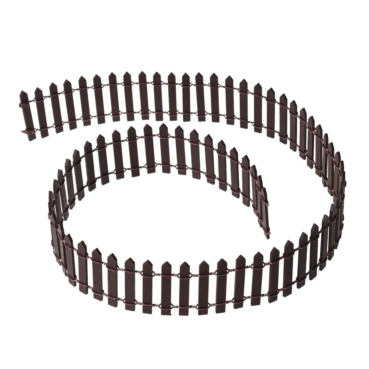 

Miniature Fence Wood Cuttable Realistic Design For Fairy Garden Dollhouse Bonsai Terrarium Micro Landscape Decoration