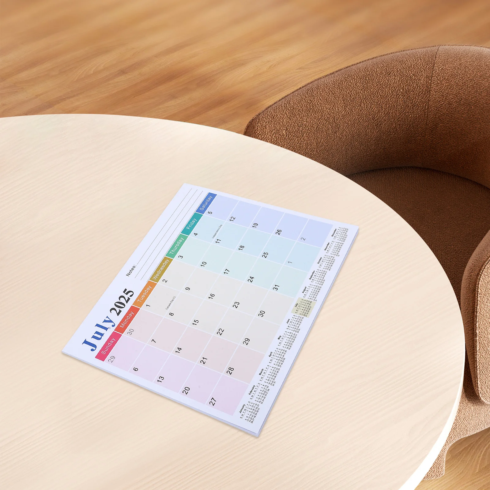 

Magnetic Refrigerator Calendar 2025.7-2026.12 18-Month Fridge Planner Monthly Organizer for Scheduling and Home Planning