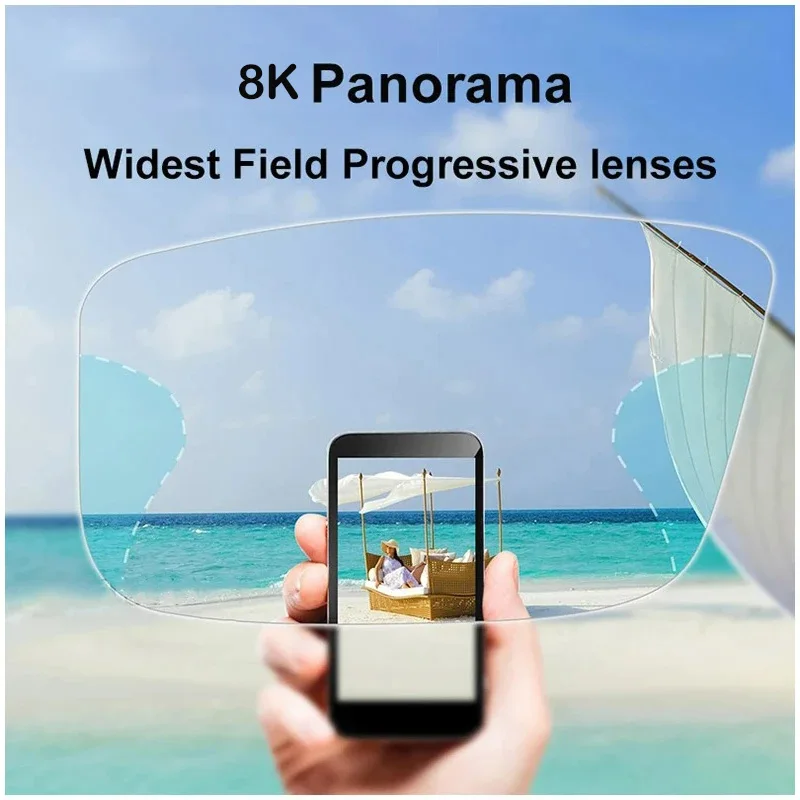 EYORA High-quality Multifocal CR39 Lenses 1.56/1.61/1.67/1.74 Professional Custom Wide Field of View Progressive Lenses