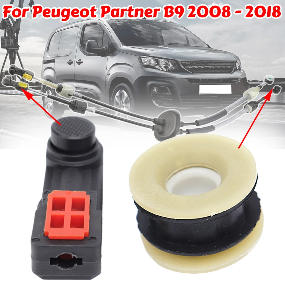 

Manual Transmission Shift Cable Bushing For Peugeot Partner B9 2008 - 2018 Gear Selector Collet Lever Linkage End Pivot Grommet