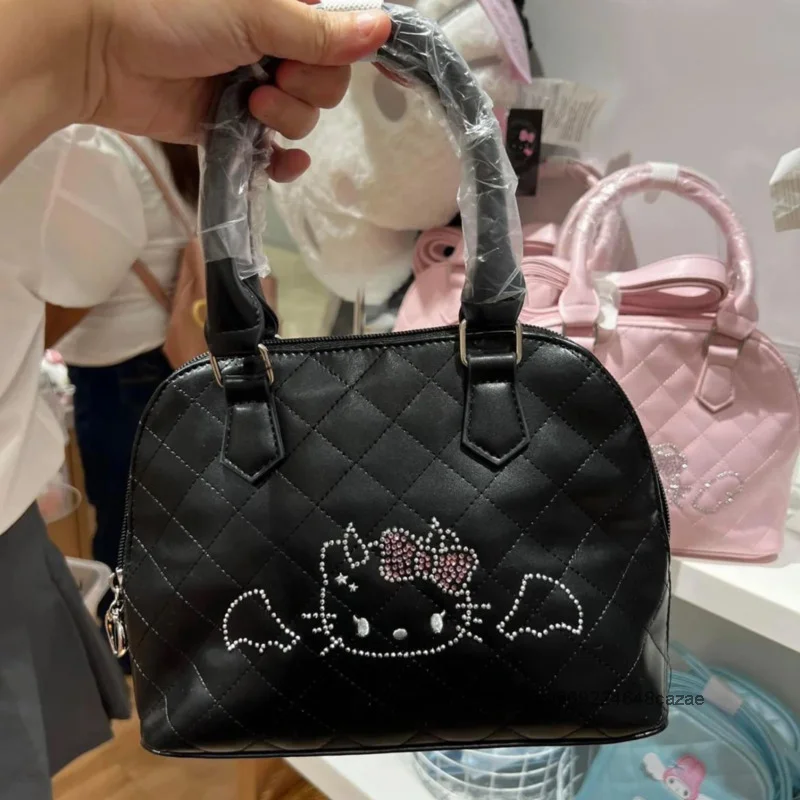 Hello Kitty Cartoon Large Capacity Fashion Tote Bag Versatile Commuter Casual Crossbody Bag Korean Version Simple Trend Handbag