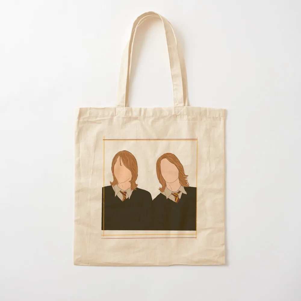 

Weasley twins ( Fred & George Weasley) Tote Bag Gift bag large tote bag Canvas Tote