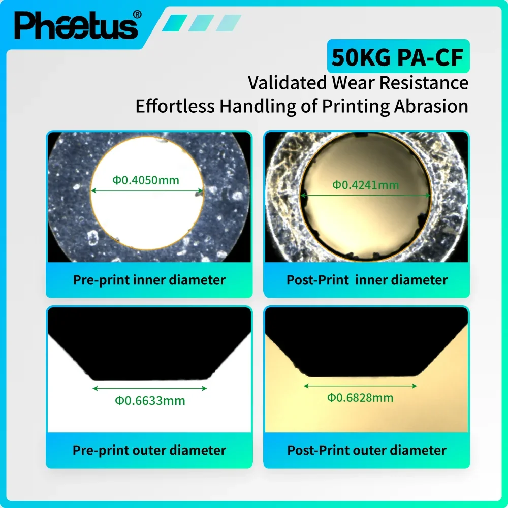 Phaetus Upgrade For Flashforge Adverturer 5X  Nozzle Silicon Carbide FlashForge Ad5x Extruder Ad5X Hotend 3d Printer Parts