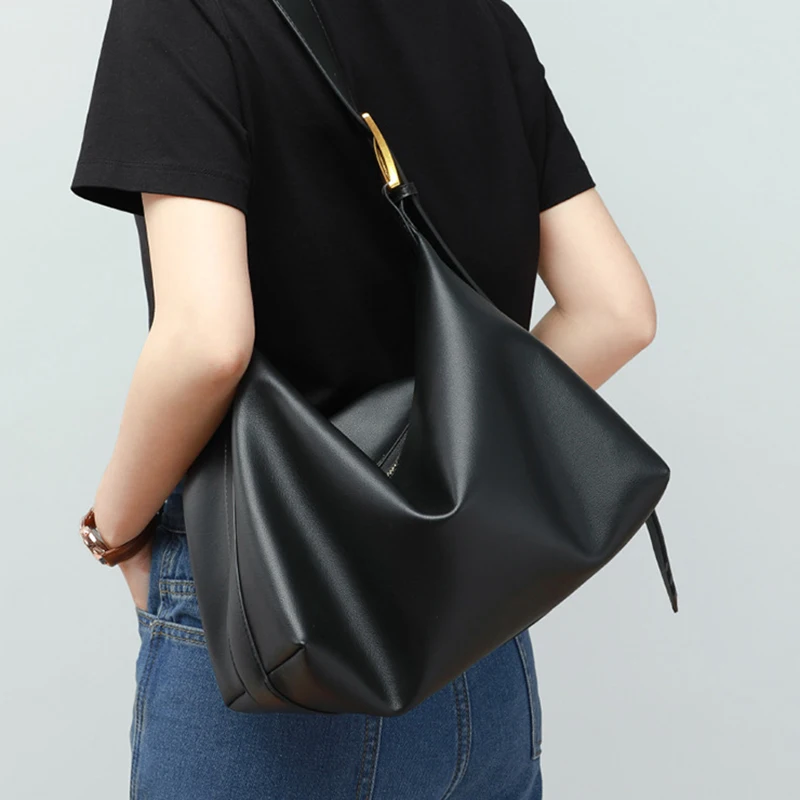 

Женская сумка-тоут из натуральной кожи премиум-класса, универсальная повседневная сумка через плечо, модная женская сумка для ежедневных поездок на работу