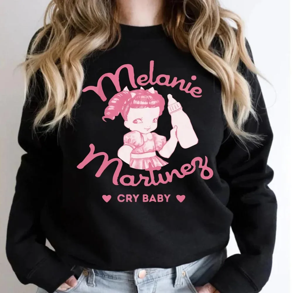 Melanie Martinez Print 90S Vintage Hoodie Sweatshirt Women Music Album Sweatshirt Best Accessory for Music Fans