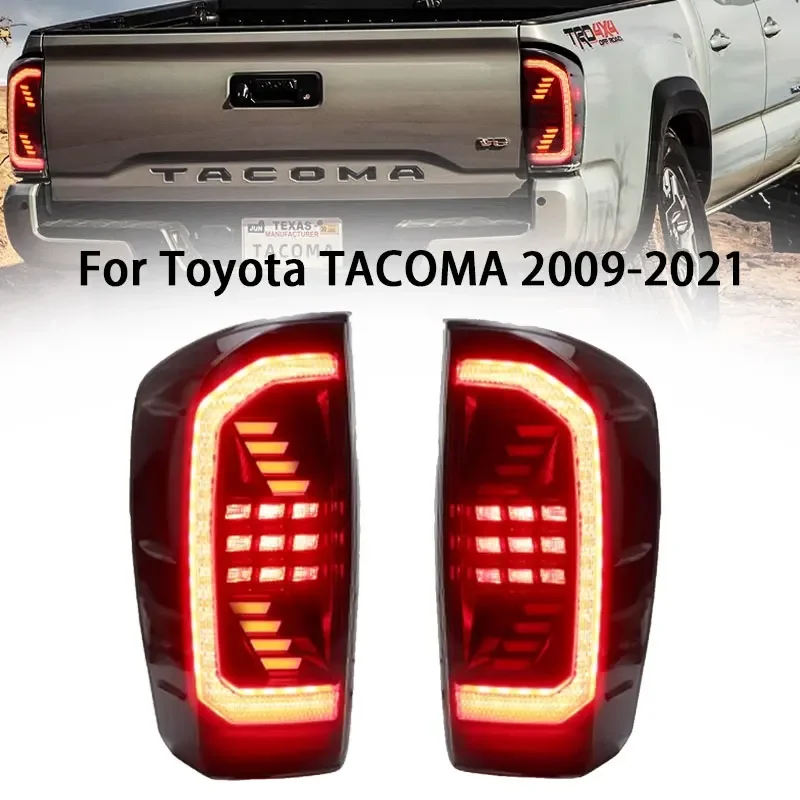 

Автомобильный задний фонарь, автомобильный аксессуар для Toyota Tacoma 2009-2022, задние фонари, задний фонарь DRL, противотуманный тормоз, указатель поворота