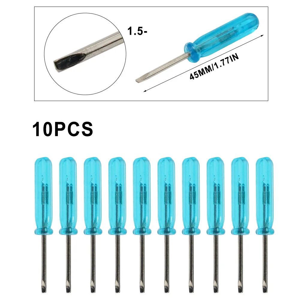 10pcs 3.74 Inch For Phillips Slotted Screwdriver For Disassembling Furniture Toy Repair Hand Tool 1.5+/- 2.0+/- 3.0+/-