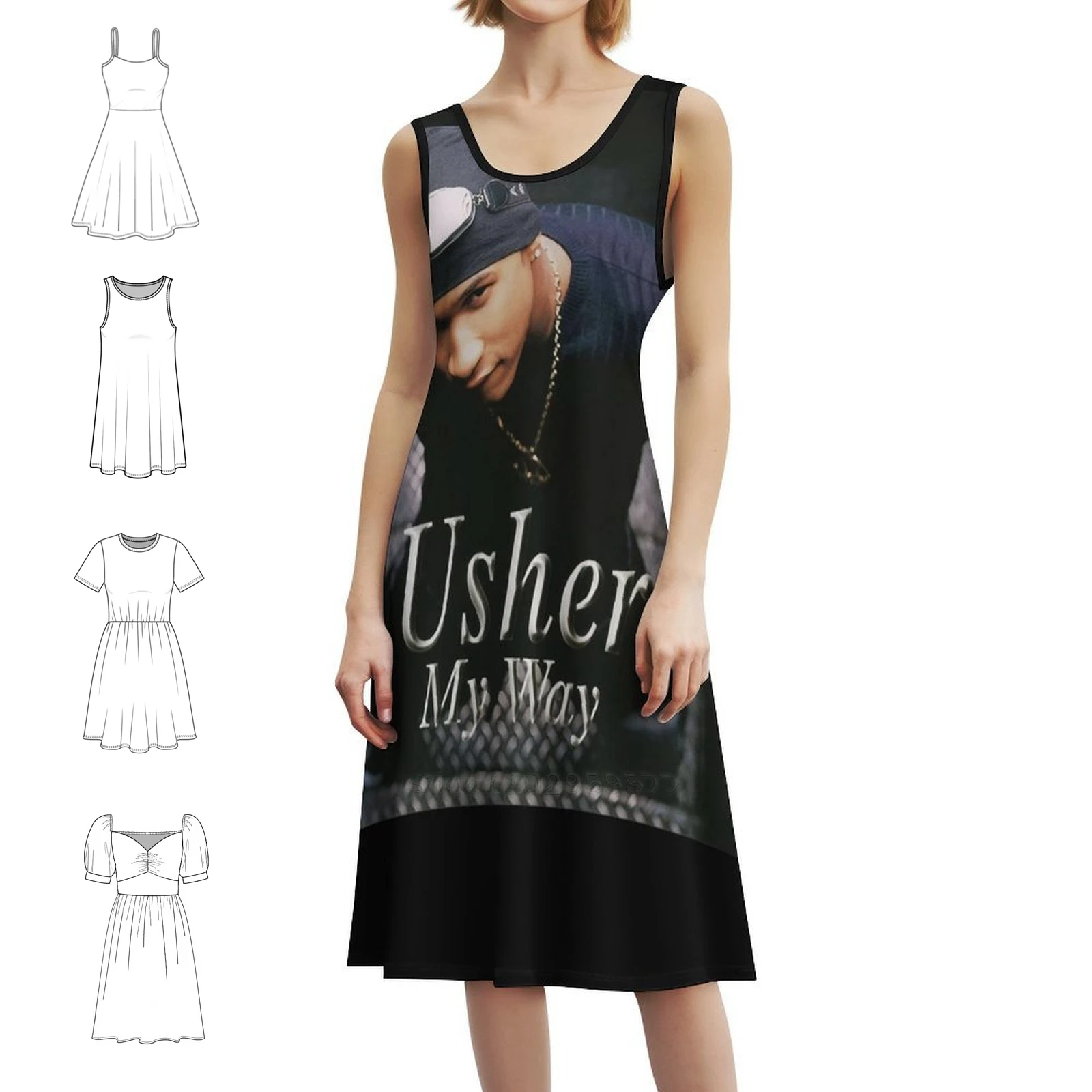 

My Way Usher Classic T-Shirt Preppy Style Mini Dress For Women A-Line Loose Fit Casual Day Dress My Way Usher Women's Dress