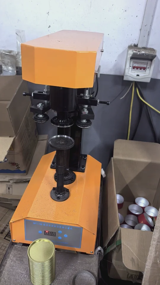 Sealing machine tinplate can PET plastic paper  sealing