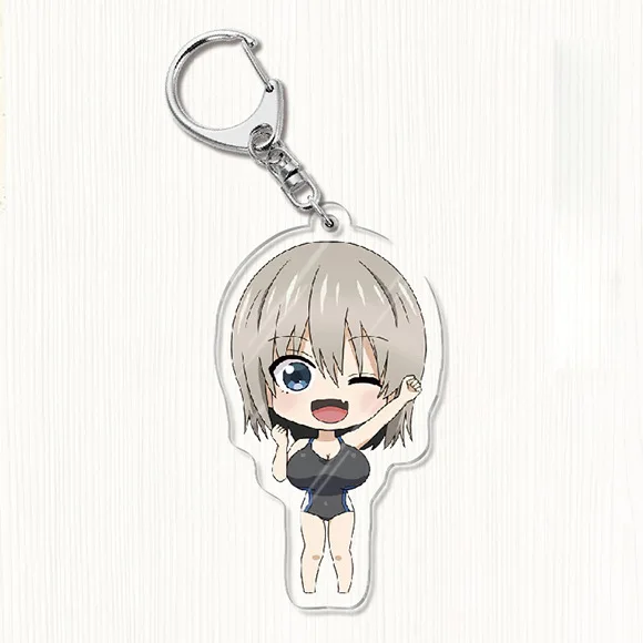 Uzaki Hana Sakurai Shinichi Acrylic Key Chains Anime Peripherals Fashion Jewelry Backpack Decoration Cosplay Costumes DIY Props