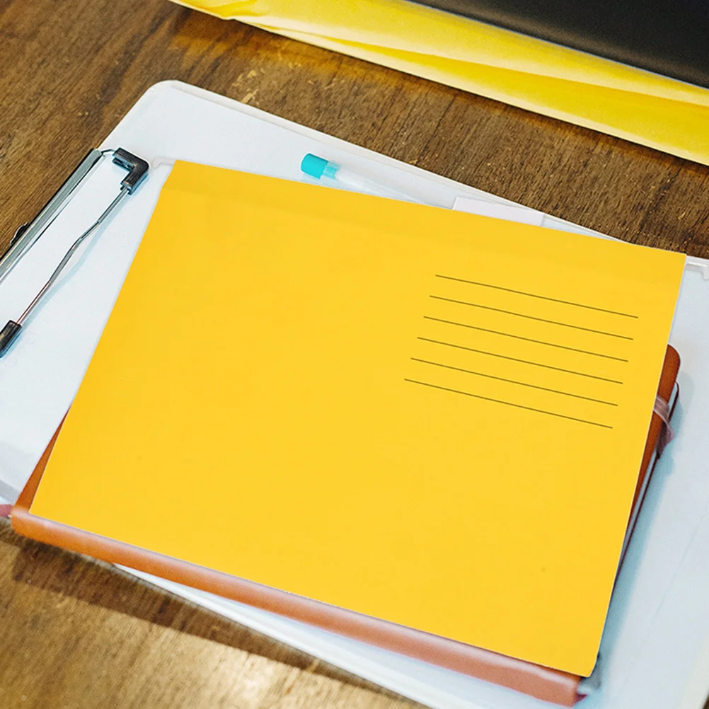 

10 Pcs Bills Holder Metal Folder Documents Organizers Pocket Paper Folders Organiser