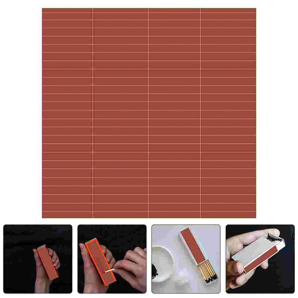 Adhesive Matches Paper DIY Match Strikers Paper Matchstick Striker Papers Match Strip Strikers Matches Paper