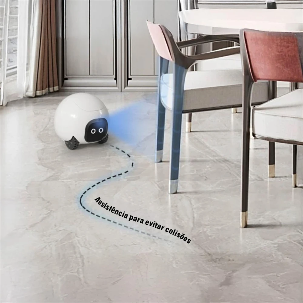 روبوت مراقبة رفيق الحيوانات الأليفة الجديد يمكن أن يتحرك كاميرا المنزل اللاسلكية الذكية عالية الدقة