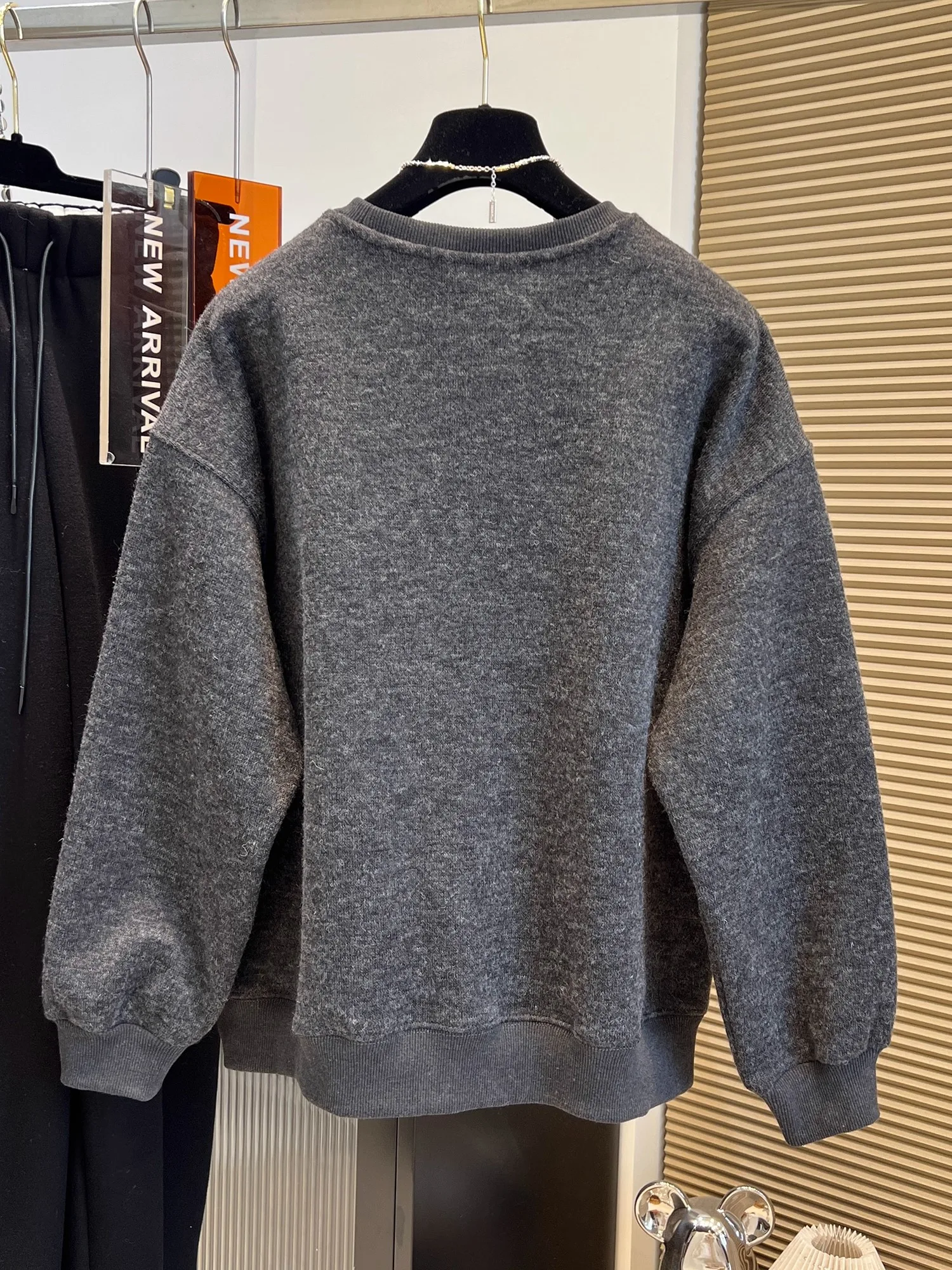 Koreaanse Sle Fce gevoerde lange mouwen ronde hals pinguïnprint sweatshirt dames plus size comfortabele winter nieuwe collectie top