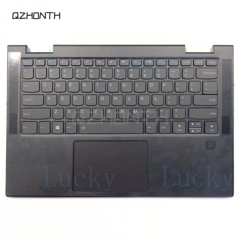 

Корпус с подставкой для рук и клавиатурой с подсветкой (US) для Lenovo YOGA C740-14 C740-14IML