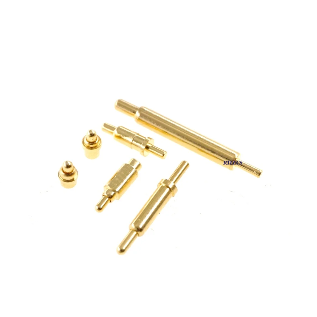 5 20 pcs Outer Diameter  1.6 1.7 1.8 MM Spring Loaded Pogo Pin Connector Discrete Pogopin thimble Power Probe Overall