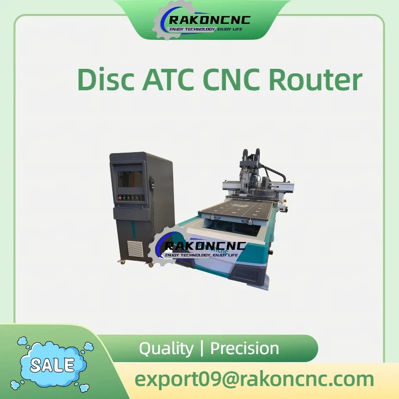 Disc ATC CNC Router Wood Engraving Machine 3015 1325 with Vacuum Table Wood Router Cnc with Disc Carousel Type Auto Tool Changer