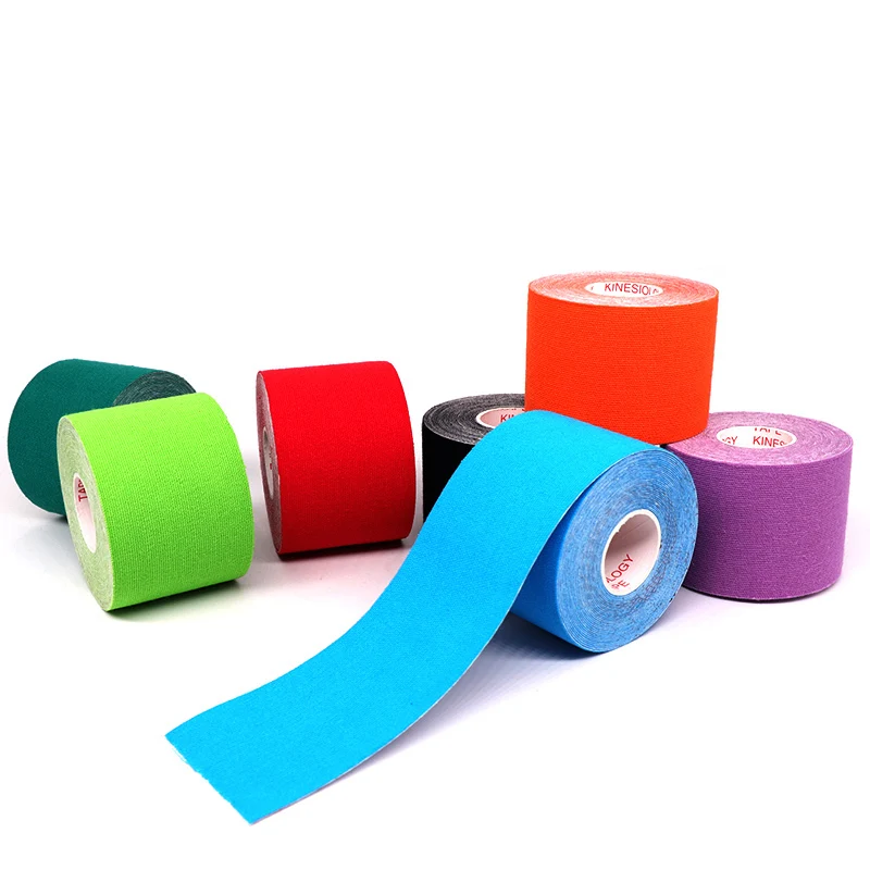 Kinesiologie Klebeband Muskel verband Sport Baumwolle Gummibänder Klebe belastung Verletzungs band Knie Knöchel Handgelenk Schmerz linderung Aufkleber