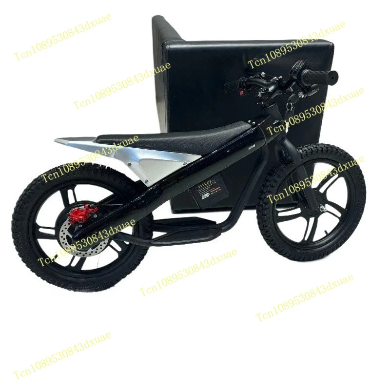 16 Inch Kids Electric Bike Balance Bike with Training Wheels for Children
