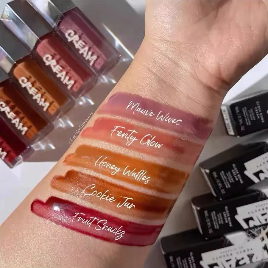 Fenty Beauty جديد أحمر الشفاه مسحوق فضفاض دائم حرة تمييز ثلاثية الأبعاد الماس Lluminator لوحة الوجه متلألئ مستحضرات التجميل #5