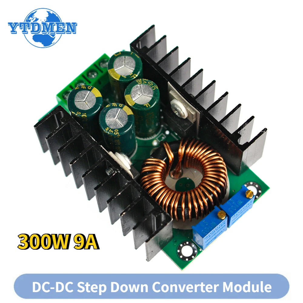 300W XL4016 DC-DC 9A Step Down Buck Converter 5-40V To 1.2-35V Adjustable Power Supply Module LED Driver for Arduino