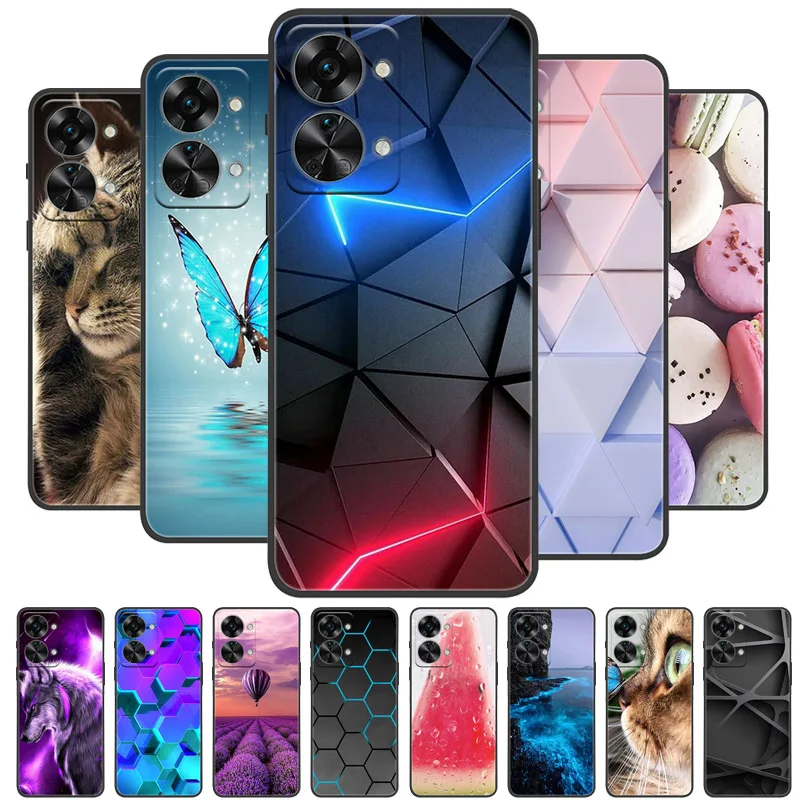 Phone Cases For Oneplus Nord 2T 5G Soft TPU Silicone Case Shockproof Cover for One plus Nord 2T 2022 Shell Para Nord 2 T CPH2399