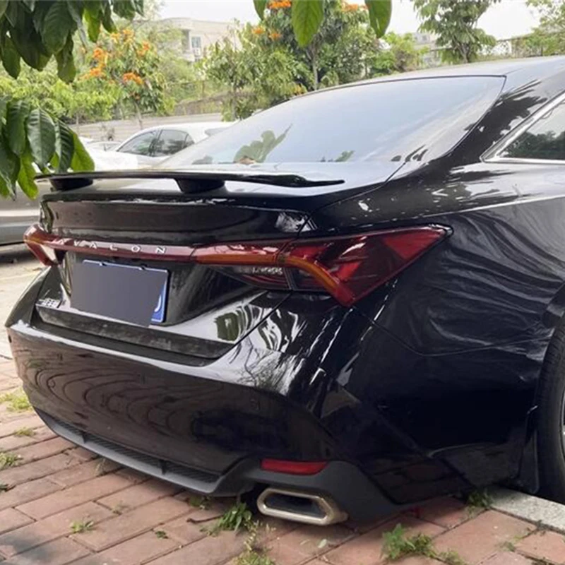 For Toyota Avalon Big Accessories Spoiler ABS Plastic CAR Trunk Boot Refit Tail Wing Body Kit 2019-2023 Year