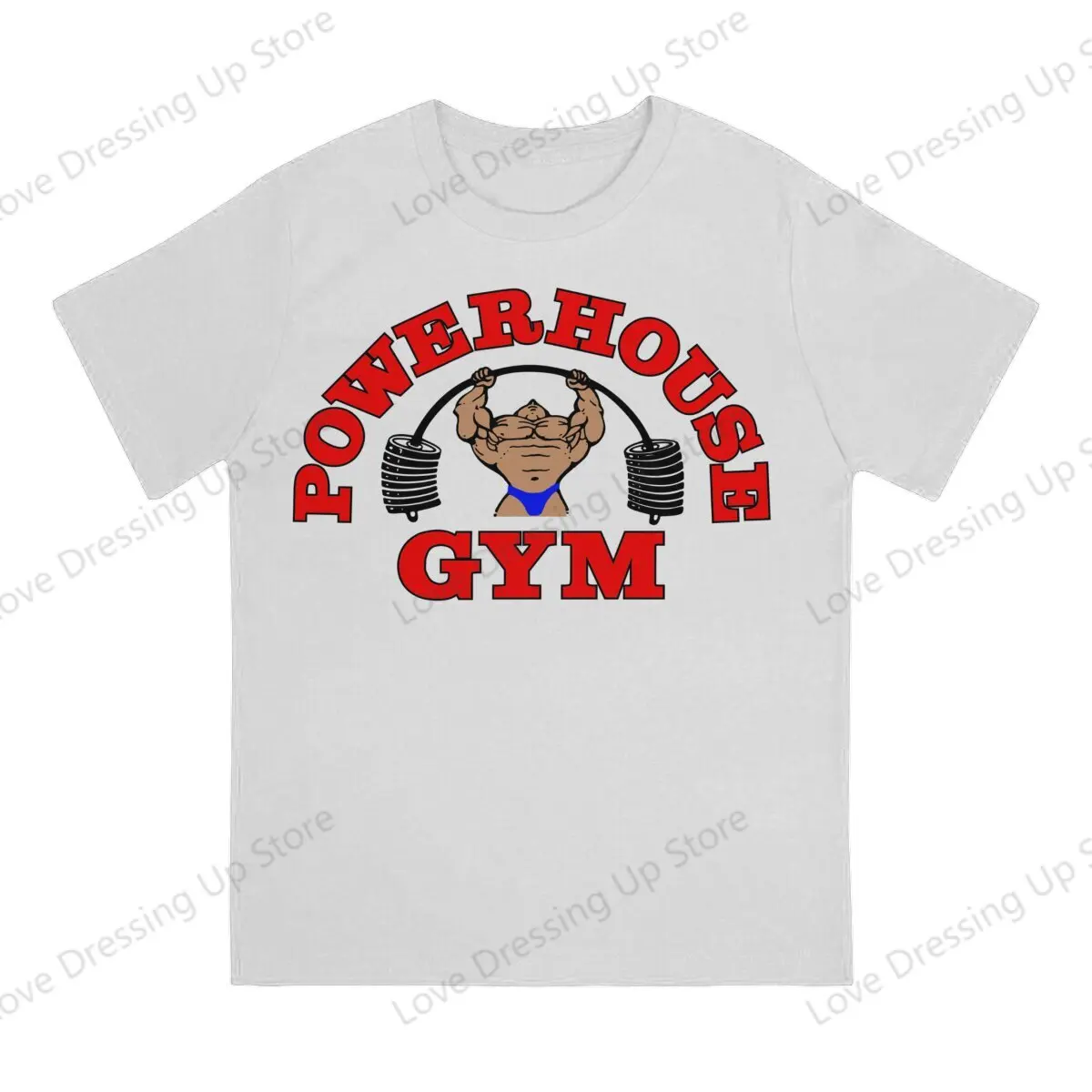 100%Pure Cotton Casual Men T-Shirt Powerhouse Gym Short sleeve Tshirts O-Neck Tee Funny Tops