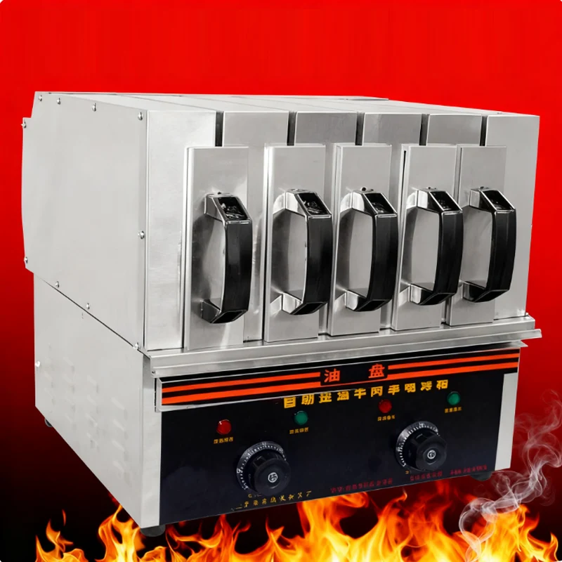 

Бездымный вращающийся гриль для барбекю Коммерческая печь для кебаба с выдвижным ящиком Электрическая машина для приготовления кебаба из баранины