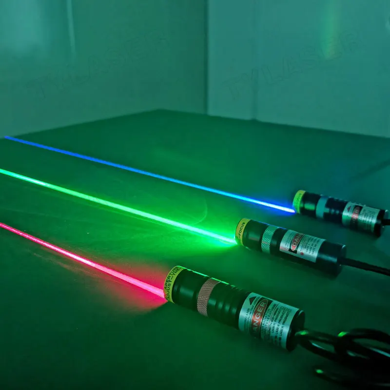 Dây Chuyền Thuỷ Tinh D18X65 12V Focusable 520nm Laser Xanh 10MW 20MW 30MW 50MW 80MW mô Đun Cắt Cơ Định Vị