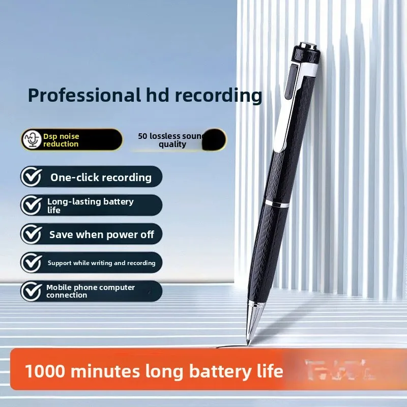 

Digital Voice Recorder Pen Portable USB MP3 Playback Mini Voice Recording for Lectures Meetings Classes 32G 64G