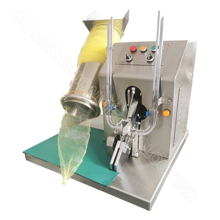 Pet Food Nut Filling Clipper Packing Net Machinery Apple Packaging Machine