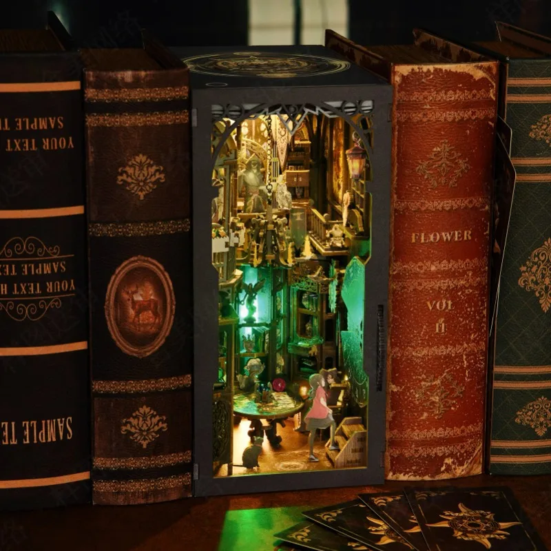Magisch Huis Tarot Occupy DIY Cottage Boek Staande Bouwstenen Speelgoed Handgemaakte 3D Driedimensionale Puzzel Model Huis Cadeau