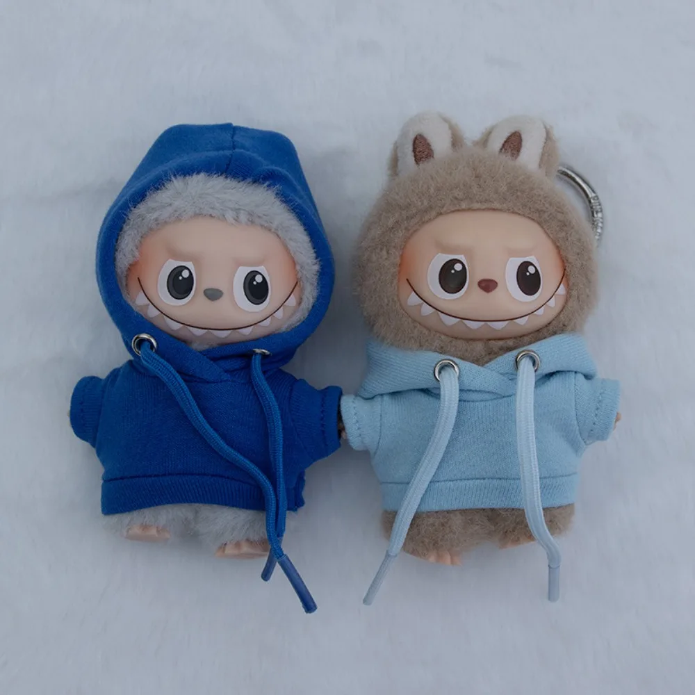 

Для 10 см Labubu 4,0 Кукольная одежда Наряд Толстовка Одевание DIY Подарочные аксессуары для кукол Сидящая вечеринка Пеленальное платье Игра DIY Подарочная игрушка