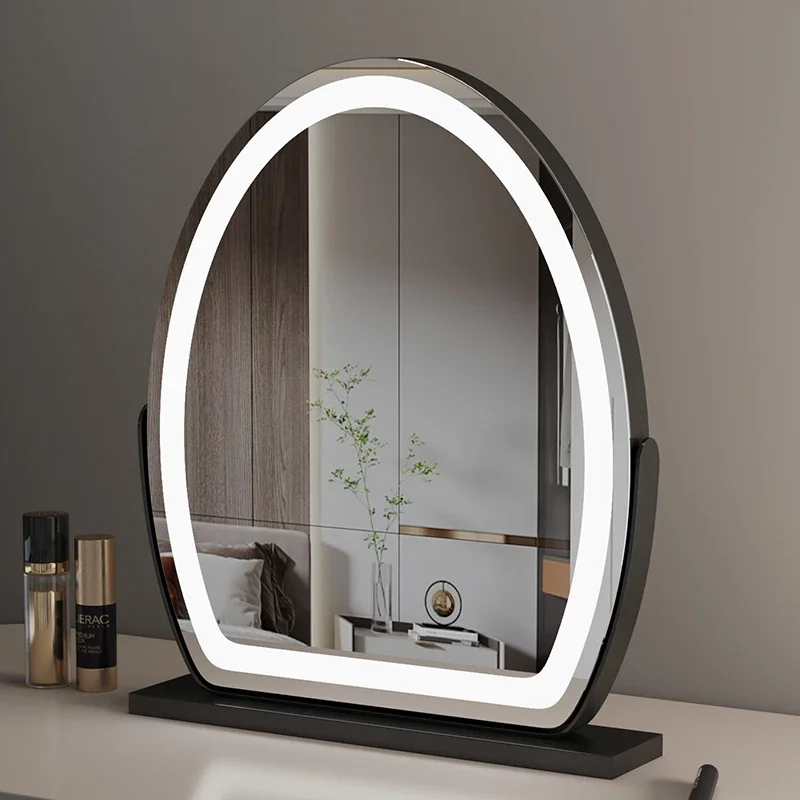 Vanity Mirror with Lights LED Lighted Makeup Mirror Touch Sensor with 3-Color Lighting Dimmable for Vanity Desk Tabletop Bedroom